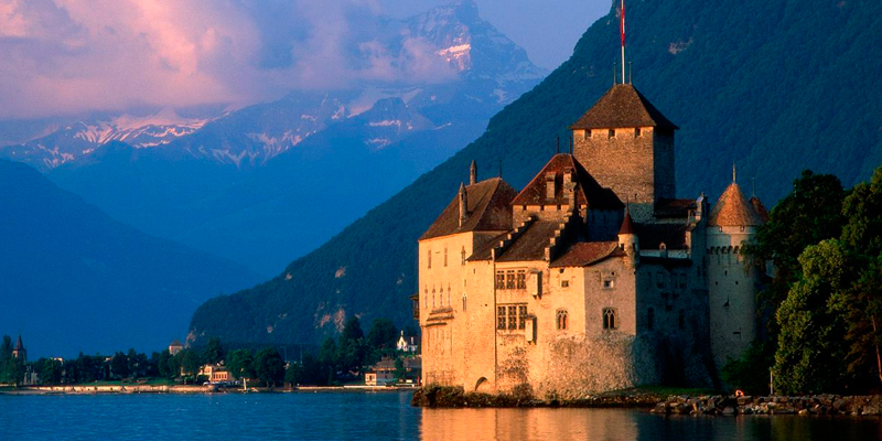 Шильонский замок Швейцарія