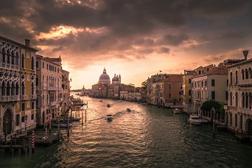 венеція захід сонця